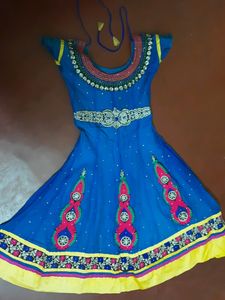Royal Blue Color LONG Top Gown For Sale