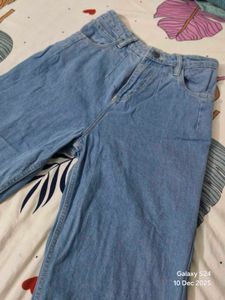 Wide Leg Denim Jeans
