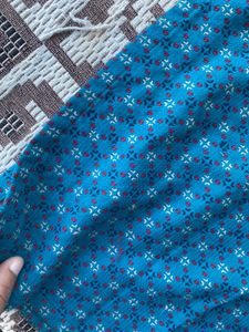 Teal Blue winter Kurta/maxy