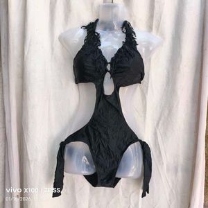 Chic Black One-Piece Swimsuit