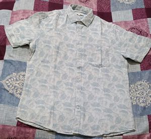 Crimsoune Club Leaf Print Casual Shirt