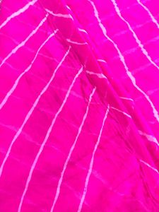 Vibrant Pink lahariai Saree