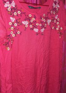Pink Color Kurta