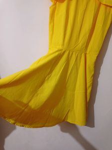 Yellow One Piece Dress