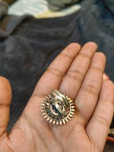 VOYLLA Boho Oxidized Silver Jewellery Set