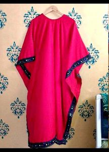 Red Party Wear Kaftan Set ♥️