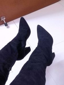 Black Over-the-Knee Boots