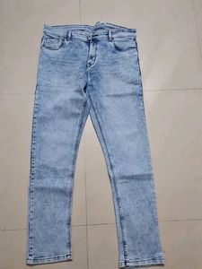 Acid Wash Denim Jeans