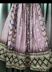 Lavender purple Heavy Work lehenga set