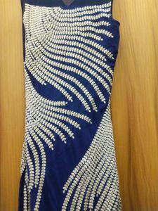 Elegant Blue Embroidered Kurta Set