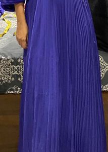 Vero Moda Marquee Purple Pleated Maxi Dress