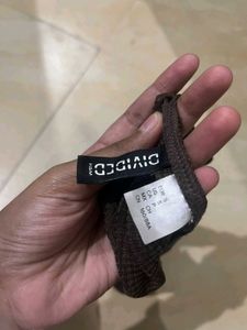 H&amp;M Brown Textured Halter Neck Top