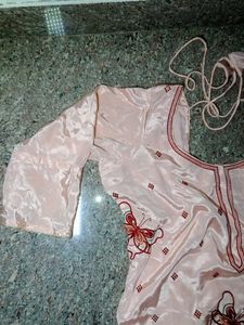 silk palazzo kurti set