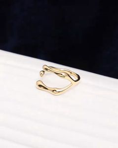 Abstract Gold Ring