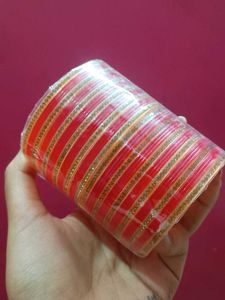 Set of Red & Gold Bangles