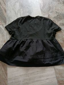 Black Tiered Tunic Top