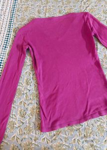 V-Neck Long Sleeve Top
