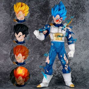 Vegeta with 4 Interchangable Heads Battle Mode A.F