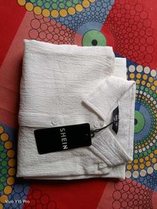 Classic White Button-Up Shirt