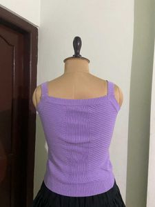 Lilac Stretchable Tank Top