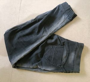 Stylish Grey Wash Jogger Jeans