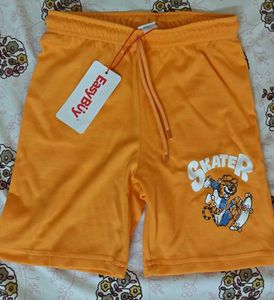 New Boys' Shorts Set - Orange &amp; Red
