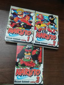 Naruto Manga Volume 1,2 And  3