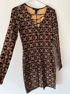 Forever 21 Graphic Print Mini Dress