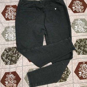 Classic Dark Grey Stretch Denim Jeans
