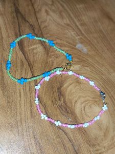 Beaded Flower Bracelets