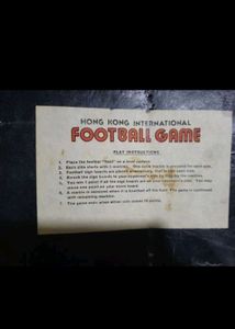 Vintage Hong Kong International Football Game