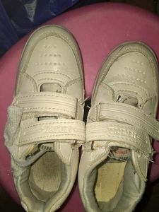 size 11 Kids White Sneakers