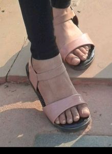 Peach Slingback Sandals