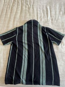 Black striped men’s shirt