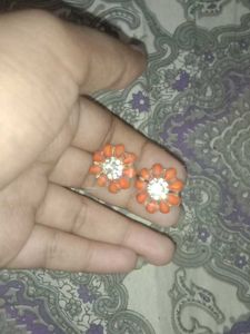 Blue Jhumka Earrings