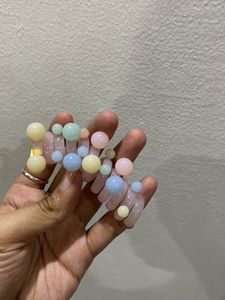 savana Cute green Bubble Hair Claw Clip