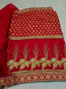 Brand New Netted High Fancy Designer Party Wear Wo