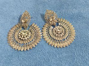 Elegant Silver Jhumka Earrings