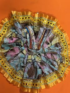 Laddu Gopal Handmade Fancy Dress Fabric Cotton
