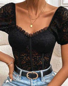 Black Lace Bodysuit