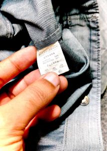 Men's Grey Zip-Up Jacket
