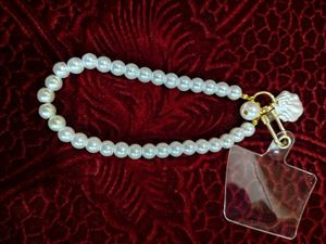 Elegant Pearl Phone Charm