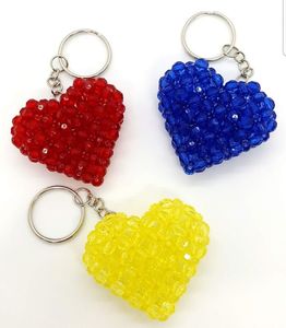 Heart Charm Keychains
