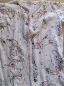 Cute Baby Romper with bunny rabbit printed