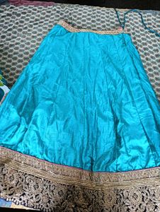 Stunning Teal Lehenga Choli Set