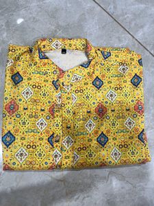 Men's Yellow kurta for dandiya night