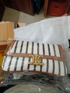 Stylish Striped Crossbody Bag