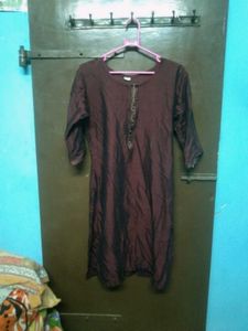 Women's Maroon Kurta