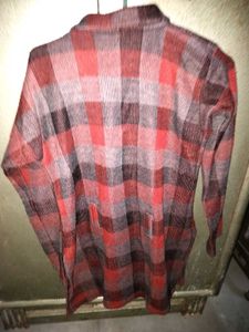 Plaid Long Sleeve Jacket
