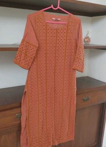 Vismay Orange kurta